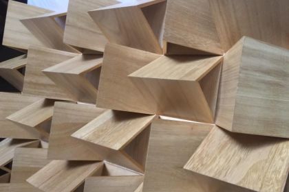 Acoustical treatment wood