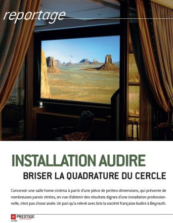 Home cinema in Beirut - Audire